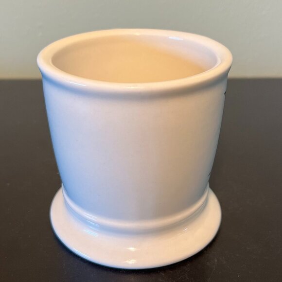 Anthropologie Letter H Monogram Initial Shaving Style Pedestal Base Mug Cup - Picture 6 of 9